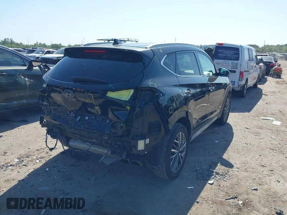 2021 Hyundai Tucson SEL z VIN KM8J33AL7MU367834, wystawiony jako IAAI lot #41991684 z przebiegiem 44 253 mil mil oraz . Historia ofert i sprzedaży dostępna na DreamBid. Obrazek 4.