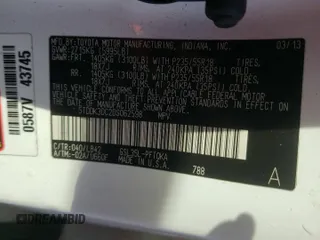 2013 Toyota Sienna XLE with VIN 5TDDK3DC2DS062598, listed as a Copart auction lot 50026545 with 130,719 mi miles and Salvage Title. Bid and sale history available at DreamBid. Image 15.