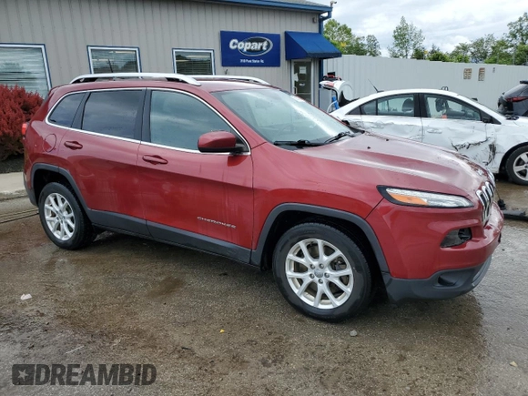 2017 Jeep Cherokee Latitude with VIN 1C4PJLCSXHD219224, listed as a Copart auction lot 56536045 with 85,323 mi miles and Salvage title. Bid and sale history available at DreamBid. Image 4.