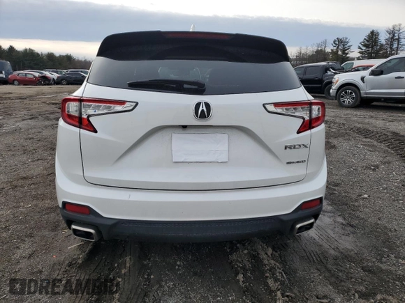 2022 Acura RDX with VIN 5J8TC2H34NL015090, listed as a Copart auction lot 44220495 with 54,323 mi miles and Salvage Title. Bid and sale history available at carsss.com. Image 6.