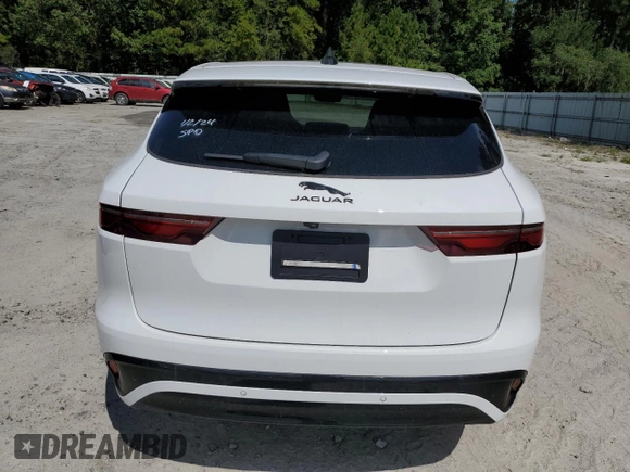 2024 Jaguar F-Pace R-Dynamic S z VIN SADCT2EX5RA722985, wystawiony jako Copart lot #69051054 z przebiegiem 6 691 mil mil oraz Szkoda całkowita • Salvage title. Historia ofert i sprzedaży dostępna na DreamBid. Obrazek 6.