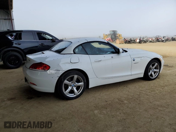 2012 BMW Z4 sDrive28i with VIN WBALL5C5XCJ103530, listed as a Copart auction lot 42789385 with 57,670 mi miles and Salvage Title. Bid and sale history available at carsss.com. Image 3.