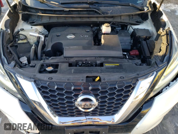 2020 Nissan Murano S with VIN 5N1AZ2AS2LN148675, listed as a Copart auction lot 43629905 with 28,555 mi miles and Salvage Title. Bid and sale history available at DreamBid. Image 12.