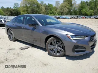 2023 Acura TLX w/A-Spec Package z VIN 19UUB5F59PA000337, wystawiony jako Copart lot #54822665 z przebiegiem 25 023 mil mil oraz Szkoda całkowita • Salvage title. Historia ofert i sprzedaży dostępna na DreamBid. Obrazek 4.