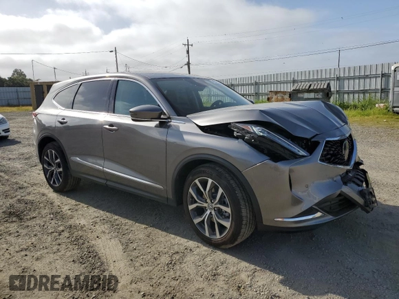2024 Acura MDX Technology z VIN 5J8YE1H47RL027677, wystawiony jako Copart lot #54083705 z przebiegiem 18 932 mil mil oraz Szkoda całkowita • Salvage title. Historia ofert i sprzedaży dostępna na DreamBid. Obrazek 4.