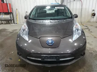 2016 Nissan LEAF SL with VIN 1N4BZ0CP3GC302114, listed as a Copart auction lot 48180035 with 55,999 mi miles and Salvage Title. Bid and sale history available at carsss.com. Image 5.