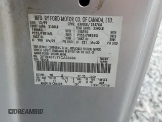 2000 Ford F-150 XL z VIN 2FTRX07L1YCA33404, wystawiony jako Copart lot #51214145 z przebiegiem Nie podano mil oraz Szkoda całkowita • Salvage title. Historia ofert i sprzedaży dostępna na DreamBid. Obrazek 12.