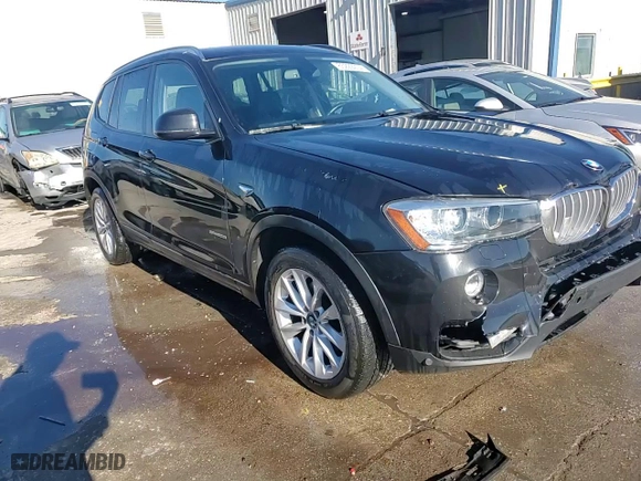 2015 BMW X3 sDrive28i with VIN 5UXWZ7C55F0M83041, listed as a Copart auction lot 85229274 with 104,161 mi miles and Salvage Title. Bid and sale history available at carsss.com. Image 14.
