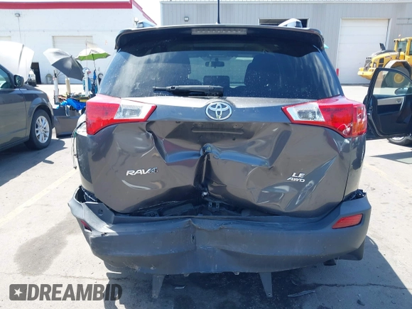 2015 Toyota RAV4 LE with VIN JTMBFREV5FD166614, listed as a IAAI auction lot 42426187 with 110,450 mi miles and . Bid and sale history available at DreamBid. Image 16.