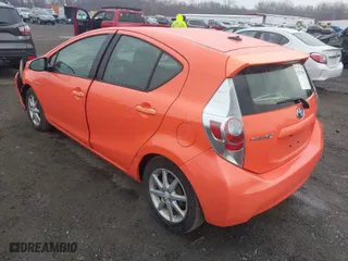 2013 Toyota Prius c One with VIN JTDKDTB35D1051287, listed as a IAAI auction lot 41678057 with 148,214 mi miles. Bid and sale history available at carsss.com. Image 3.