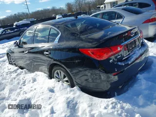 2016 Infiniti Q50 2.0t Premium with VIN JN1CV7AR0GM253412, listed as a IAAI auction lot 41223814 with 45,185 mi miles. Bid and sale history available at carsss.com. Image 3.