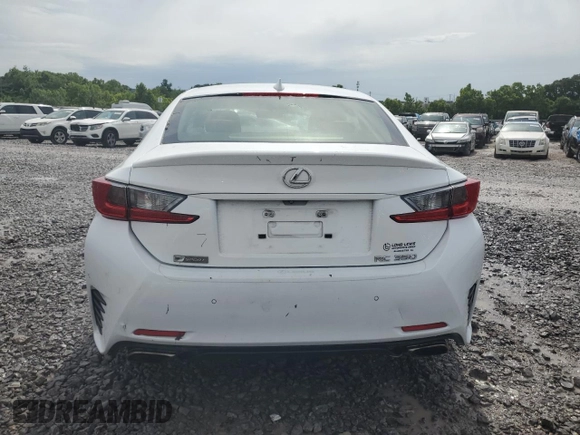 2015 Lexus RC 350 F Sport with VIN JTHHE5BC8F5000511, listed as a Copart auction lot 61220175 with 93,587 mi miles and Salvage title. Bid and sale history available at DreamBid. Image 6.