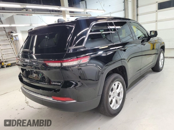 2023 Jeep Grand Cherokee Limited with VIN 1C4RJHBGXPC545550, listed as a IAAI auction lot 42859716 with 34,610 mi miles and . Bid and sale history available at DreamBid. Image 8.