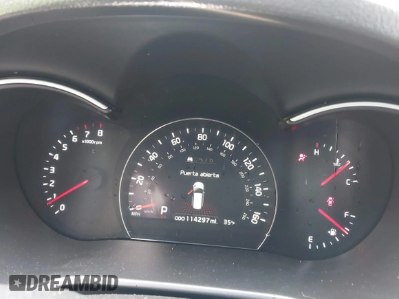 2014 Kia Sorento EX with VIN 5XYKUDA73EG468614, listed as a IAAI auction lot 41721133 with 114,297 mi miles. Bid and sale history available at carsss.com. Image 7.