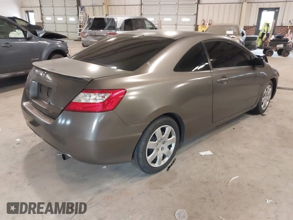 2008 Honda Civic Cpe LX with VIN 2HGFG12618H516020, listed as a IAAI auction lot 41374511 with 191,517 mi miles. Bid and sale history available at carsss.com. Image 4.