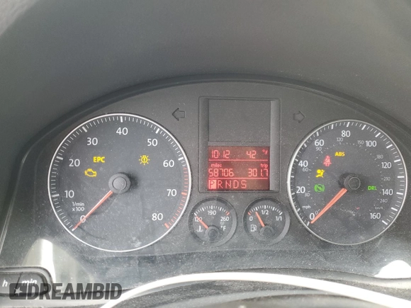2009 Volkswagen Rabbit S z VIN WVWDB71K39W148321, wystawiony jako Copart lot #42645085 z przebiegiem 58 706 mil mil oraz Szkoda całkowita • Salvage title. Historia ofert i sprzedaży dostępna na DreamBid. Obrazek 9.