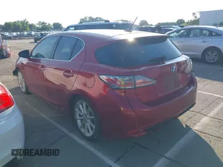 2011 Lexus CT 200h with VIN JTHKD5BH1B2032281, listed as a IAAI auction lot 42631957 with 180,551 mi miles and . Bid and sale history available at DreamBid. Image 3.