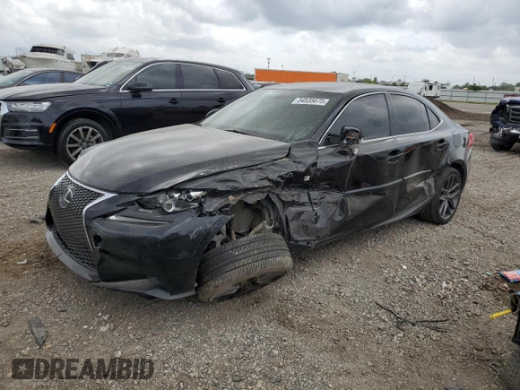 2015 Lexus IS 250 z VIN JTHCF1D23F5024431, wystawiony jako Copart lot #54535675 z przebiegiem 191 395 mil mil oraz Szkoda całkowita • Salvage title. Historia ofert i sprzedaży dostępna na DreamBid. Obrazek 1.