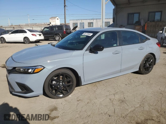 2023 Honda Civic Sport с VIN 2HGFE2F58PH556770, выставлен на аукционе Copart как лот 80570964 с пробегом 17 925 миль миль и Списание • Salvage title. История ставок и продаж доступна на DreamBid. Изображение 1.