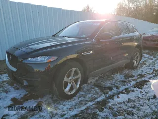 2018 Jaguar F-Pace 20d Prestige with VIN SADCK2FN8JA294057, listed as a Copart auction lot 41684185 with 74,397 mi miles and Salvage Title. Bid and sale history available at DreamBid. Image 1.