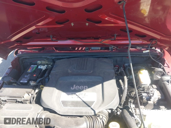 2013 Jeep Wrangler Sport with VIN 1C4AJWAG3DL608342, listed as a IAAI auction lot 41858662 with 118,504 mi miles and . Bid and sale history available at DreamBid. Image 10.
