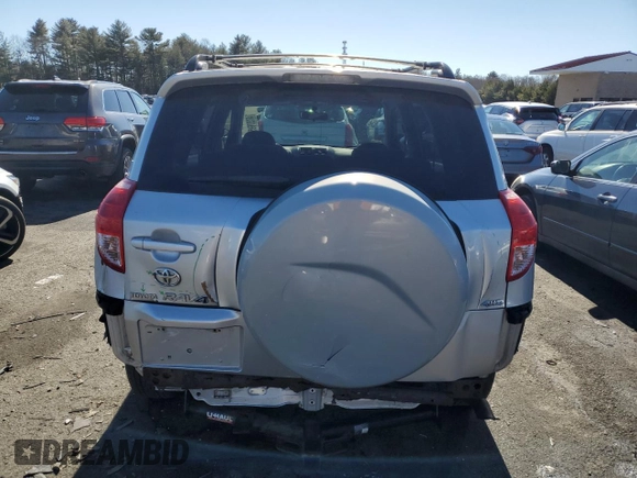2007 Toyota RAV4 with VIN JTMBD33V476050557, listed as a Copart auction lot 47037695 with 205,490 mi miles and Salvage Title. Bid and sale history available at carsss.com. Image 6.