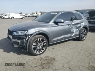 2018 Audi SQ5 Premium Plus with VIN WA1A4AFY0J2103351, listed as a Copart auction lot 78550614 with 58,657 mi miles and Salvage Title. Bid and sale history available at DreamBid. Image 1.