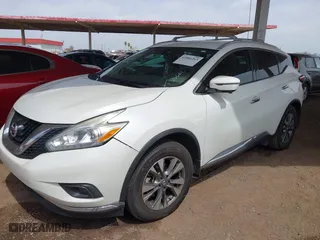2016 Nissan Murano S with VIN 5N1AZ2MG7GN135661, listed as a IAAI auction lot 41886263 with 96,105 mi miles. Bid and sale history available at carsss.com. Image 16.