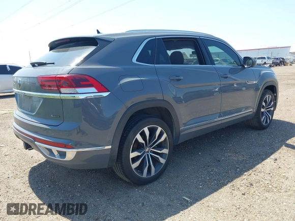 2023 Volkswagen Atlas SEL Premium R-Line z VIN 1V2FE2CA1PC218595, wystawiony jako IAAI lot #42223877 z przebiegiem 48 477 mil mil oraz . Historia ofert i sprzedaży dostępna na DreamBid. Obrazek 4.