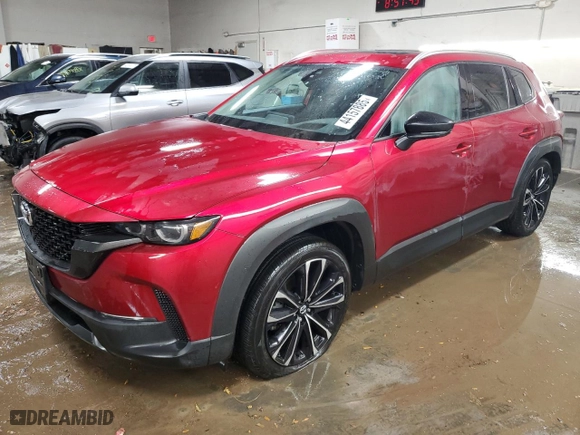 2023 Mazda CX-50 2.5 S Premium Plus Package with VIN 7MMVABEM2PN125816, listed as a Copart auction lot 44157885 with 22,225 mi miles and Salvage Title. Bid and sale history available at carsss.com. Image 1.
