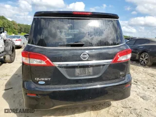 2015 Nissan Quest S with VIN JN8AE2KP0F9133569, listed as a Copart auction lot 62696234 with 150,930 mi miles and Salvage Title. Bid and sale history available at carsss.com. Image 6.