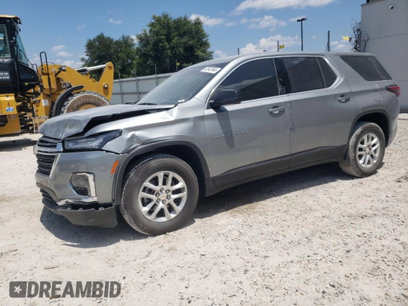 2023 Chevrolet Traverse LS with VIN 1GNERFKW9PJ213153, listed as a Copart auction lot 67842944 with 13,056 mi miles and Non Repairable. Bid and sale history available at carsss.com. Image 1.