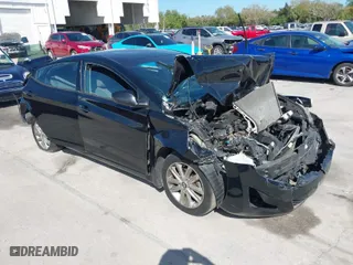 2014 Hyundai Elantra SE with VIN KMHDH4AE3EU142351, listed as a IAAI auction lot 41751974 with 144,139 mi miles. Bid and sale history available at carsss.com. Image 1.