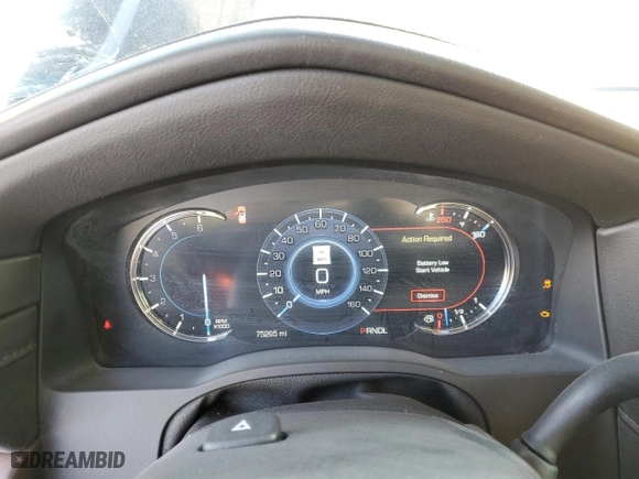 2019 Cadillac Escalade Premium Luxury with VIN 1GYS4CKJ6KR405289, listed as a Copart auction lot 88731195 with 75,265 mi miles and Salvage Title. Bid and sale history available at carsss.com. Image 9.