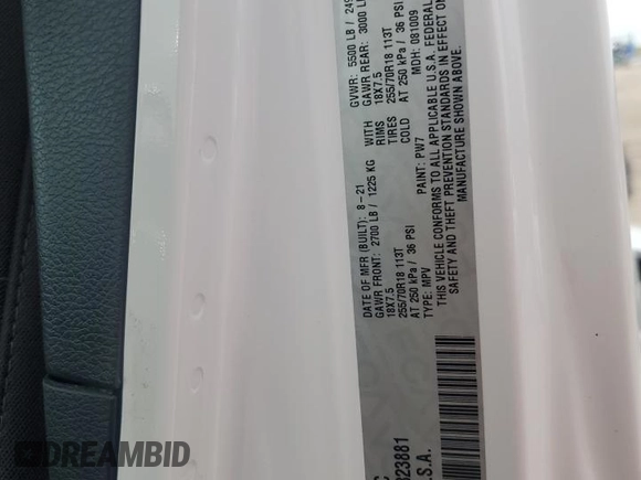 2021 Jeep Wrangler Unlimited Sahara с VIN 1C4HJXEN7MW823881, выставлен на аукционе Copart как лот 53062425 с пробегом 28 597 миль миль и Списание • Salvage title. История ставок и продаж доступна на DreamBid. Изображение 12.