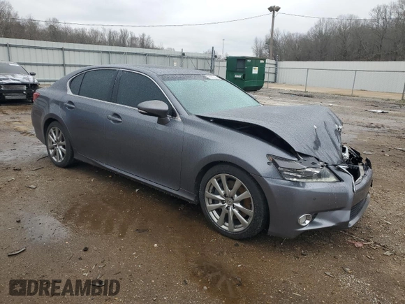 2014 Lexus GS 350 with VIN JTHBE1BL5E5034337, listed as a Copart auction lot 46000525 with 159,380 mi miles and Salvage Title. Bid and sale history available at carsss.com. Image 4.