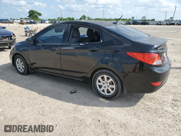 2013 Hyundai Accent GLS with VIN KMHCT4AE3DU394772, listed as a Copart auction lot 53998105 with 130,026 mi miles and Salvage Title. Bid and sale history available at carsss.com. Image 2.