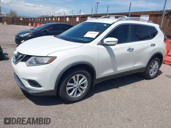 2016 Nissan Rogue SV with VIN KNMAT2MV0GP670288, listed as a IAAI auction lot 42202645 with 211,454 mi miles. Bid and sale history available at carsss.com. Image 17.