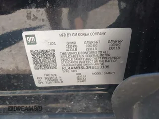 2024 Buick Encore GX Preferred z VIN KL4AMBSL3RB123105, wystawiony jako IAAI lot #42456840 z przebiegiem 28 090 mil mil oraz . Historia ofert i sprzedaży dostępna na DreamBid. Obrazek 9.