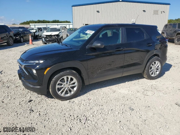 2024 Chevrolet TrailBlazer LS with VIN KL79MMSL7RB215450, listed as a Copart auction lot 73574824 with 1,180 mi miles and Salvage Title. Bid and sale history available at carsss.com. Image 1.