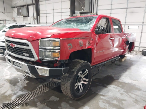 2014 Chevrolet Silverado 1500 LTZ with VIN 3GCUKSEC9EG377455, listed as a IAAI auction lot 41640229 with 137,755 mi miles. Bid and sale history available at carsss.com. Image 20.