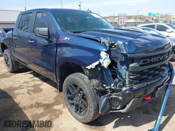 2022 Chevrolet Silverado 1500 Custom Trail Boss with VIN 3GCPDCEK3NG684432, listed as a IAAI auction lot 41896116 with 37,523 mi miles and . Bid and sale history available at DreamBid. Image 6.