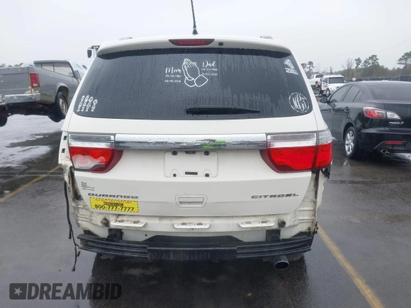 2011 Dodge Durango Citadel with VIN 1D4RD5GGXBC653192, listed as a IAAI auction lot 41727655 with 118,452 mi miles and . Bid and sale history available at DreamBid. Image 17.