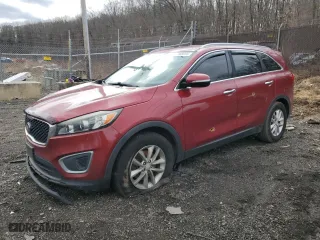 2017 Kia Sorento LX V6 with VIN 5XYPG4A54HG280216, listed as a Copart auction lot 47168095 with 163,887 mi miles and Salvage Title. Bid and sale history available at carsss.com. Image 1.