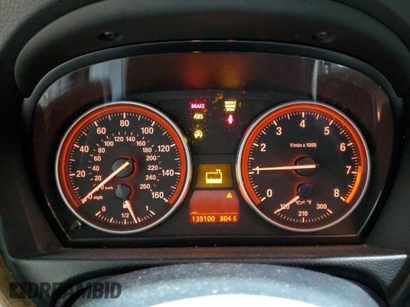 2007 BMW 3 Series 328i z VIN WBAWB33597PU87534, wystawiony jako Copart lot #44131535 z przebiegiem 139 100 mil mil oraz Szkoda całkowita • Salvage title. Historia ofert i sprzedaży dostępna na DreamBid. Obrazek 9.