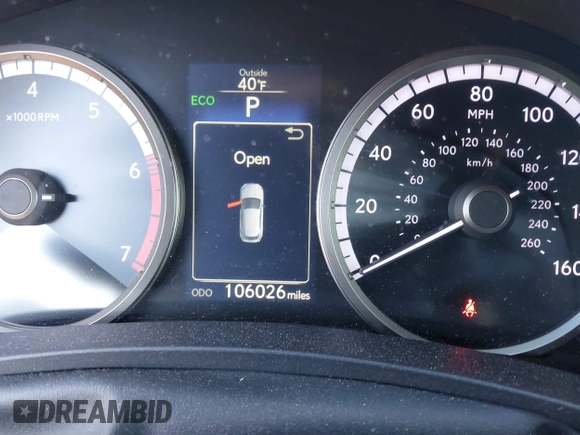 2015 Lexus NX 200t with VIN JTJYARBZ8F2013542, listed as a IAAI auction lot 41634471 with 106,026 mi miles. Bid and sale history available at carsss.com. Image 15.