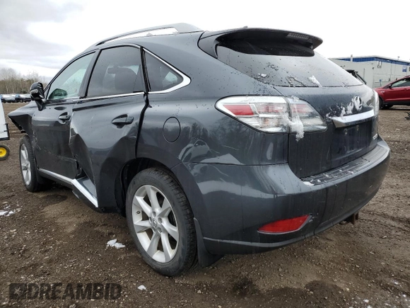2011 Lexus RX 350 with VIN 2T2BK1BA9BC115036, listed as a Copart auction lot 53450815 with Not Provided miles and Salvage Title. Bid and sale history available at DreamBid. Image 2.