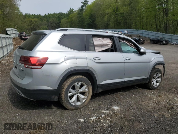 2018 Volkswagen Atlas SE with VIN 1V2KR2CA0JC571839, listed as a Copart auction lot 56370465 with Not provided miles and Salvage title. Bid and sale history available at DreamBid. Image 3.