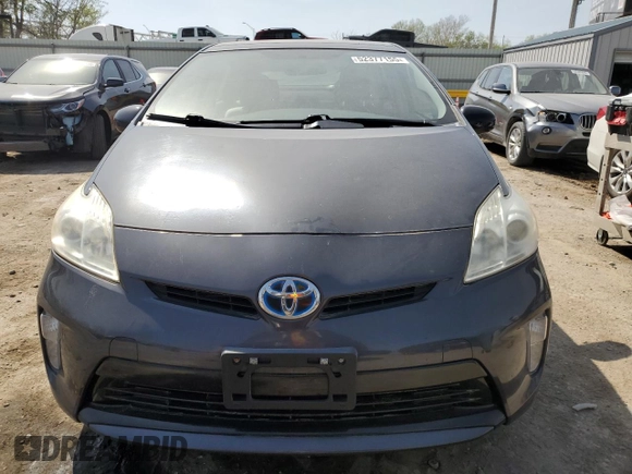 2013 Toyota Prius One with VIN JTDKN3DU5D1657420, listed as a Copart auction lot 52377155 with 71,929 mi miles and Salvage Title. Bid and sale history available at DreamBid. Image 5.