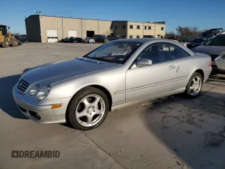 2005 Mercedes-Benz CL-Class 5.0L with VIN WDBPJ75JX5A045775, listed as a Copart auction lot 87344994 with 150,075 mi miles and Clean Title. Bid and sale history available at carsss.com. Image 1.